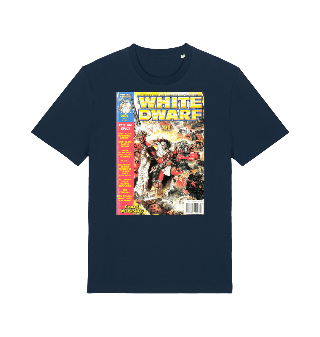 French Navy Printed T-shirt Front